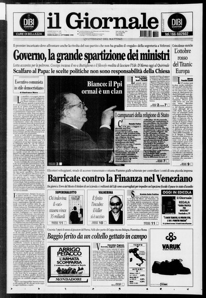 Il giornale : quotidiano del mattino